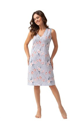 Koszula Luna 183 sz/r M-2XL L24 damska szary