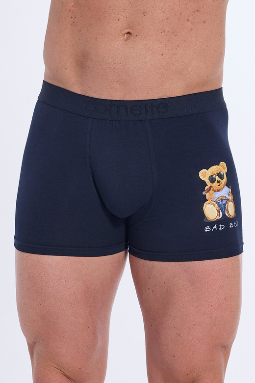 Bokserki Cornette Tattoo 280/246 Bad Boy S-2XL granatowy