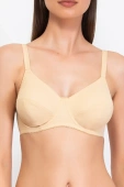 Gładki Miękki Biustonosz Donna 962, skin/beż