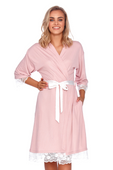 Szlafrok SWW.9710 wygodny polski , różowy