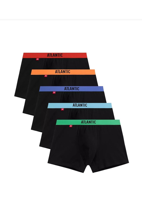 Bokserki Atlantic 5SMH-004/25 A'5 S-2XL czarny