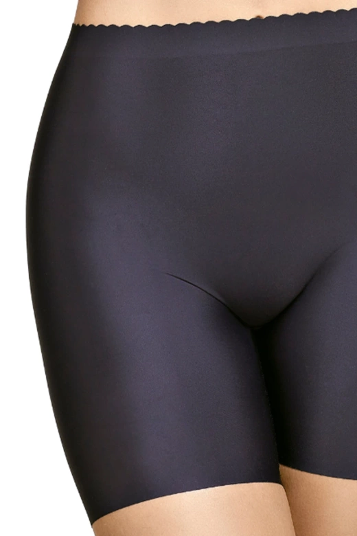 Modelujące bezszwowe figi z długimi nogawkami Faja Pantalón 504, negro-czarny