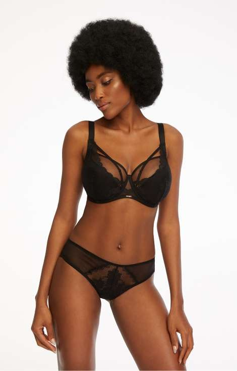 Biustonosz semi soft Kinga BC-930 Alice II czarny