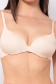 Biustonosz Push-Up z niewidocznymi fiszbinami Fantastic 1368, cipria/beżowy