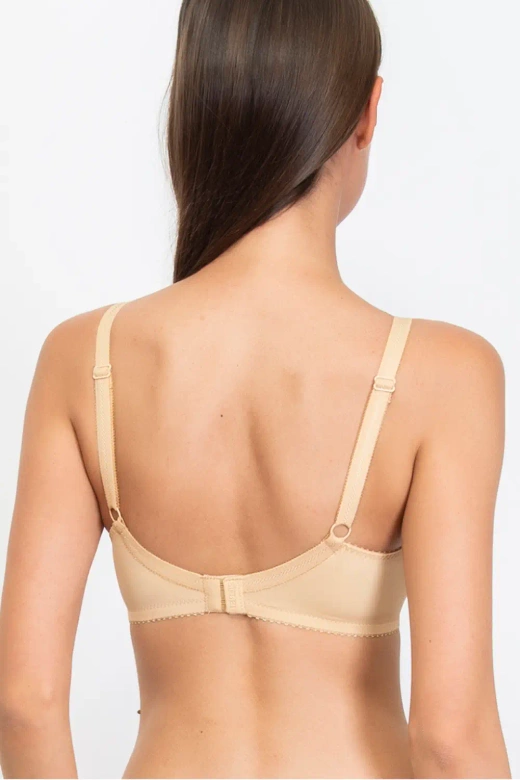 Gładki Miękki Biustonosz Donna 962, skin/beż