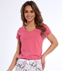 Piżama Cornette 054/318 Isabel 2 kr/r 3XL-5XL damska różowy