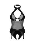 Body Obsessive Dominna Crotchless Teddy S-XL czarny