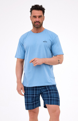 Piżama Cornette 326/316 North 3 kr/r S-2XL niebieski