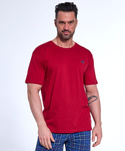Piżama Cornette 326/285 Derby 3 kr/r M-2XL męska bordowy