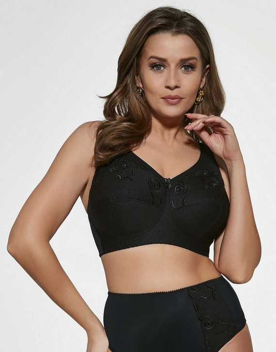 Biustonosz miękki bez fiszbin Viki 581 Zofia biały