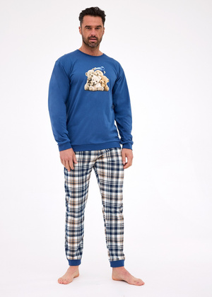 Piżama Cornette 115/292 Bears dł/r S-2XL męska jeans