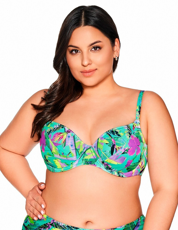 Biustonosz kąpielowy soft Ava SK 211 Vibrant Green vibrant green