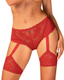 Figi Obsessive Belovya Garter Panties czerwony