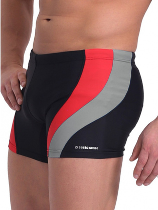 Bokserki kąpielowe Sesto Senso art.363 M-2XL czarny