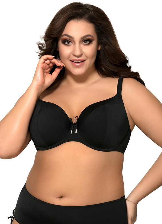 Biustonosz kąpielowy usztywniany Ava SK 13 Black czarny