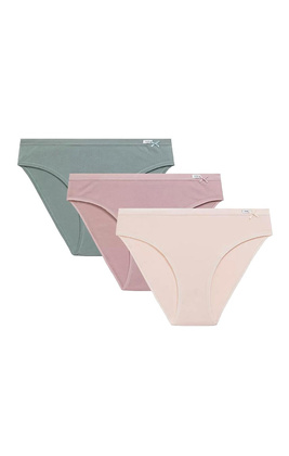 Figi Atlantic 3CLP-002 sport A'3 S-2XL beżowy-rose-zielony
