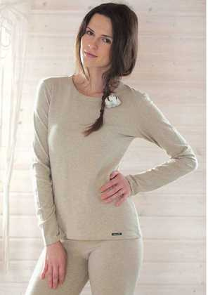 Koszulka Key LVD 729 1 Hot Touch beżowy