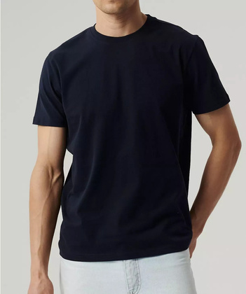 Koszulka Atlantic NMT-033 T-Shirt S-2XL granatowy