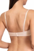 Biustonosz Bardotka Gładki Samonośny Fantastic 1580, cipria/beż