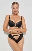 Biustonosz push-up Kinga PU-1131 Luna czarny