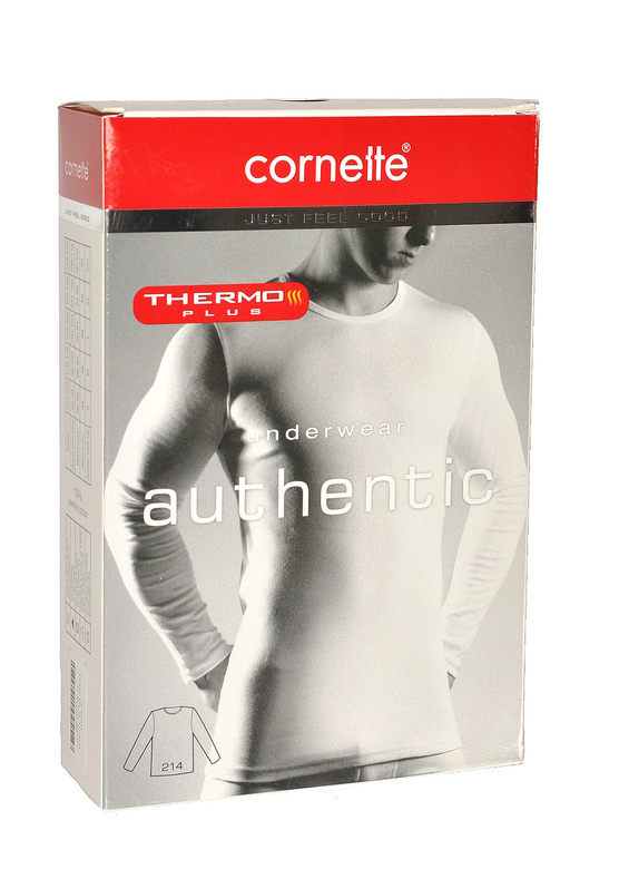 Koszulka Cornette 214 Authentic Thermo Plus dł/r M-3XL czarny