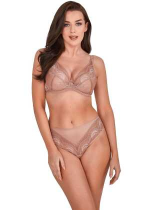 Biustonosz push-up Gaia BS 1183 Irene Mokka mokka