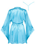 Samira peignoir turquoise