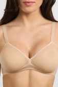 Innowacyjny, ultralekki miękki biustonosz Spacer 3D, 2394 nudo/beż
