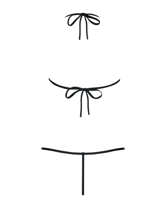 Body Obsessive Luiza Teddy S-XL czarny