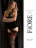 Pończochy Fiore O 4082 Endless Love 20 den 2-4 black-red