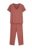 Piżama Henderson Ladies 43023 kr/r Noves 2 S-3XL mauve
