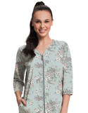 Szlafrok Luna 390 S-2XL W25 damski miętowy
