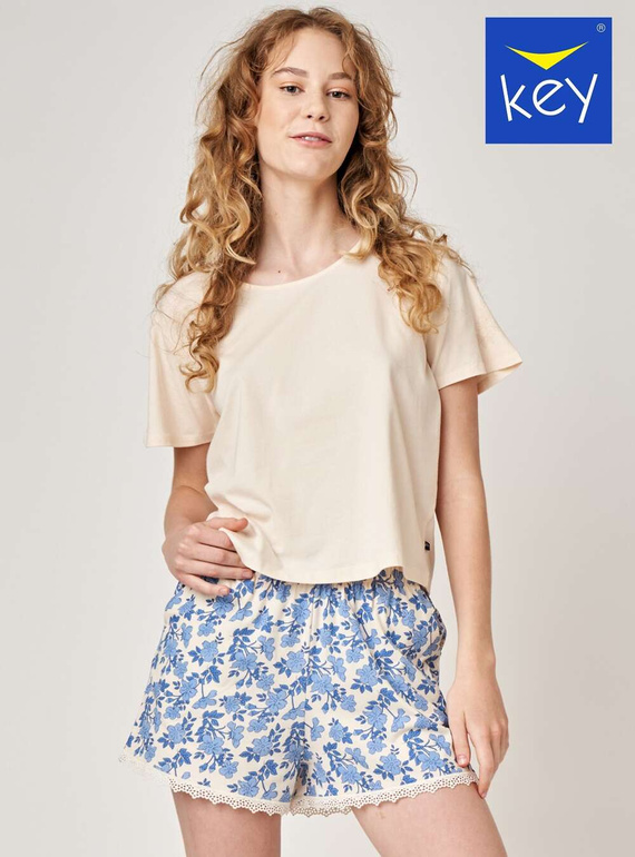 Piżama Key LNS 569 A24 kr/r S-XL kremowy
