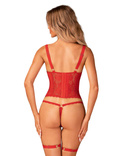 Gorset Obsessive Belovya Corset czerwony