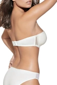 Gładki biustonosz usztywniany ESMERALDA, marfil-perła
