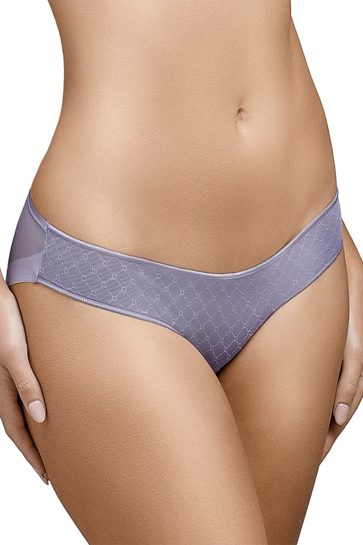 Cięte laserowo eleganckie figi KATIA, gris-szary