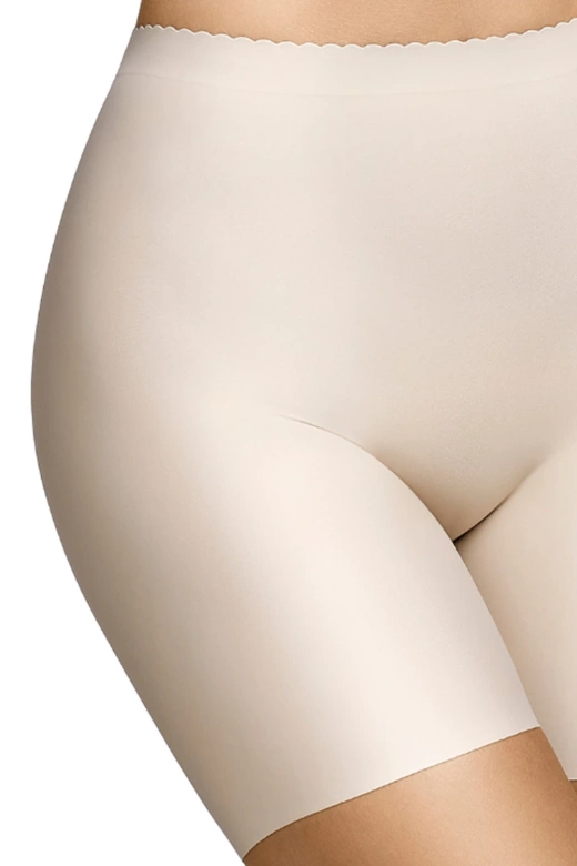 Modelujące bezszwowe figi z długimi nogawkami Faja Pantalón 504, tierra-beż