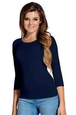 Bluzka Manati 3/4 Granatowa