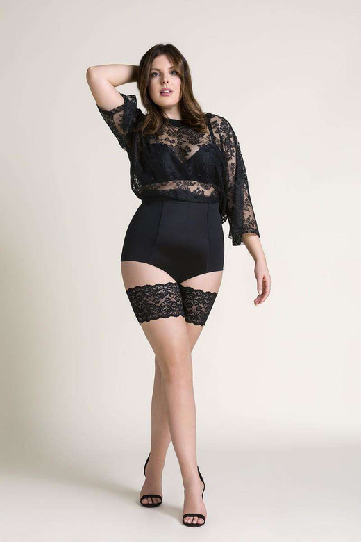 Opaska na uda Gabriella Plus Size 509 nero/czarny