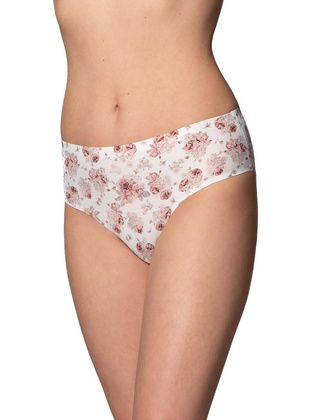 Figi Lama Laser Cut L-POL 5032 BI-N S-XL ecru-różowy pudrowy