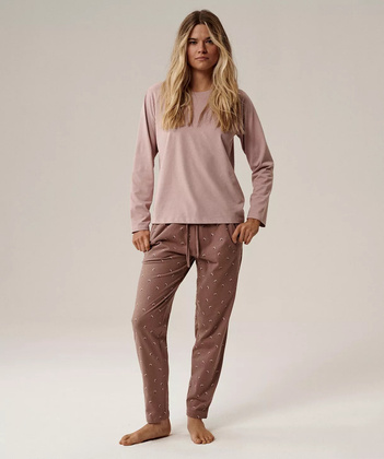 Piżama Atlantic NLP-502 dł/r S-2XL różowy