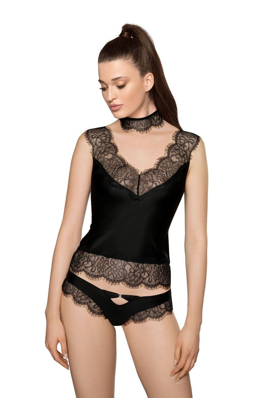 Zestaw Róża Sija koszulka+figi, czerń