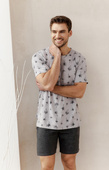 Piżama Taro Archie 3391 kr/r S-2XL W25 męska palmy