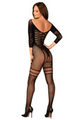Body Obsessive G329 Bodystocking czarny