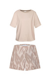 Piżama Mefemi Noelia PC82 kr/r S-2XL cappuccino