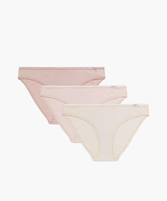 Figi Atlantic 3CLP-001 bikini A'3 S-XL czarny-biały-szary melanż