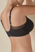 Biustonosz usztywniany na fiszbinach KATIA, negro-czarny