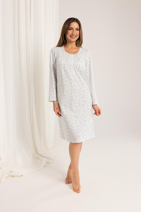 Koszula Regina 015 dł/r 2XL-4XL Z25/26 damska morela