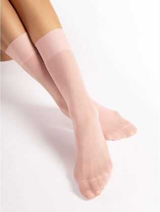 Skarpetki Fiore G 1168 Foxtrot 20 den rose-baletto
