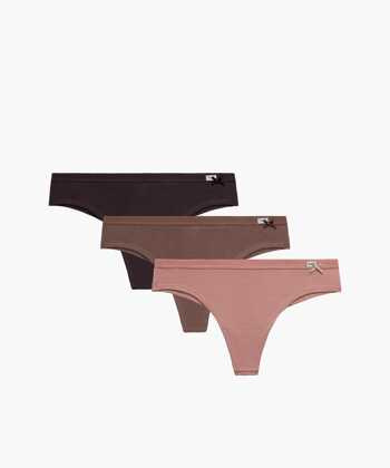 Figi Atlantic 3CLP-005 brazyliany A'3 S-XL wino-cappucino-beżowy